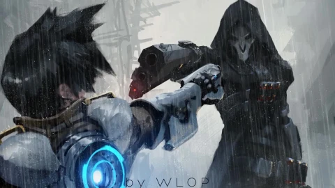 Tracer Vs Reaper Overwatch HD Live Wallpaper For PC - Free Live Wallpaper