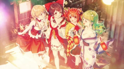 Touhou Lantern Festival HD Live Wallpaper For PC - Free Live Wallpaper