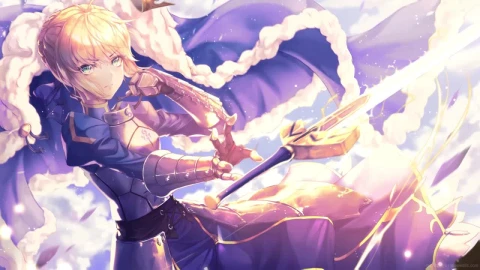 Artoria Pendragon Excalibur Fate Grand Order HD Live Wallpaper For PC - Free Live Wallpaper