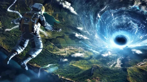 Astronaut Lost In Time HD Live Wallpaper For PC - Free Live Wallpaper