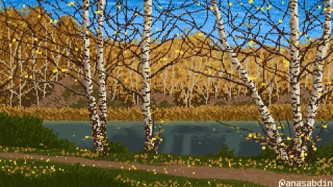 Autumn Is Coming Pixel HD Live Wallpaper For PC - Free Live Wallpaper