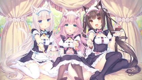 Vanilla Fraise Chocola Nekopara HD Live Wallpaper For PC - Free Live Wallpaper
