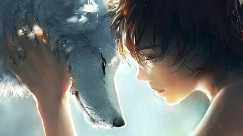 Connection Wolf And Human HD Live Wallpaper For PC - Free Live Wallpaper