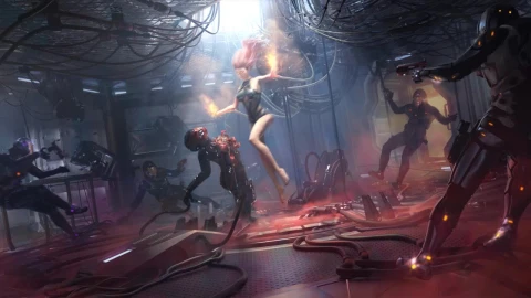 Cyberpunk Girl Losing Control HD Live Wallpaper For PC - Free Live Wallpaper