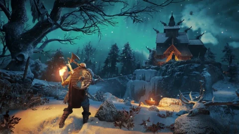Assassins Creed Valhalla Journey To Great Hall HD Live Wallpaper For PC - Free Live Wallpaper