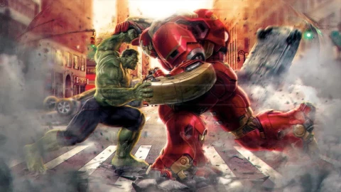 Hulk Vs Iron Man Hulkbuster Avengers Age Of Ultron HD Live Wallpaper For PC - Free Live Wallpaper