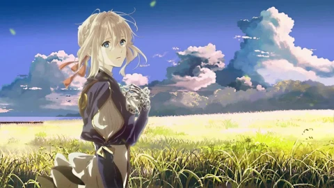 Violet In The Field Violet Evergarden HD Live Wallpaper For PC - Free Live Wallpaper