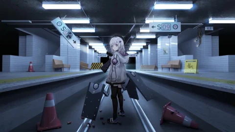 Aa 12 In Metro Station Girls Frontline HD Live Wallpaper For PC - Free Live Wallpaper