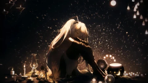 Hatsune Miku Sleeping Sitting Down HD Live Wallpaper For PC - Free Live Wallpaper