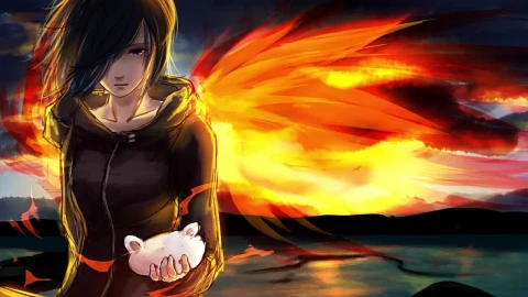 Touka Kirishima Tokyo Ghoul HD Live Wallpaper For PC - Free Live Wallpaper
