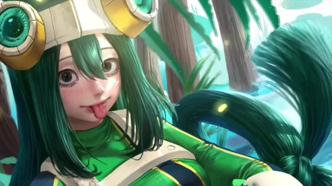 Tsuyu Asui My Hero Academia HD Live Wallpaper For PC - Free Live Wallpaper