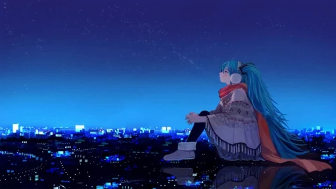 Hatsune Miku Sky HD Live Wallpaper For PC - Free Live Wallpaper