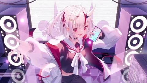 Ayame Nakiri Virtual Youtuber HD Live Wallpaper For PC - Free Live Wallpaper