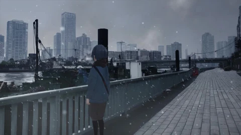 Anime Girl Winter HD Live Wallpaper For PC - Free Live Wallpaper