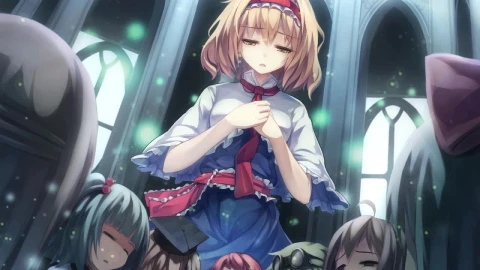 Alice Margatroid And Kids Touhou Project HD Live Wallpaper For PC - Free Live Wallpaper