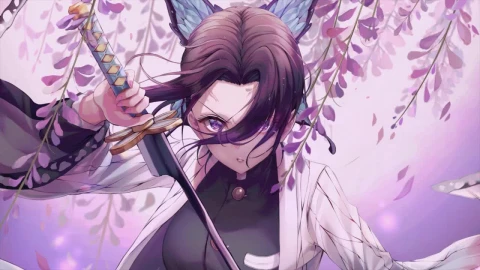 Shinobu Kochou Kimetsu No Yaiba HD Live Wallpaper For PC - Free Live Wallpaper