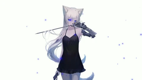 Silver Fox Anime Girl HD Live Wallpaper For PC - Free Live Wallpaper
