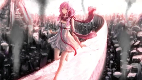 Inori Yuzuriha Walking Guilty Crown HD Live Wallpaper For PC - Free Live Wallpaper