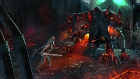 Fighting Cerberus Old School Runescape HD Live Wallpaper For PC - Free Live Wallpaper