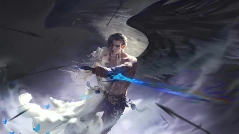 Princess With An Angel HD Live Wallpaper For PC - Free Live Wallpaper