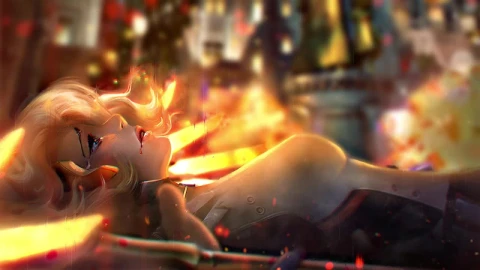 Mercy Crying Overwatch HD Live Wallpaper For PC - Free Live Wallpaper