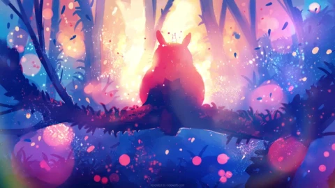 Totoro Sunrise My Neighbor Totoro HD Live Wallpaper For PC - Free Live Wallpaper