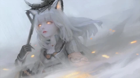 Ptilopsis Arknights HD Live Wallpaper For PC - Free Live Wallpaper