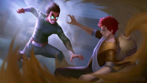 Gaara Vs Rock Lee Naruto Shippuden HD Live Wallpaper For PC - Free Live Wallpaper