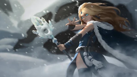 Crystal Maiden Dota 2 HD Live Wallpaper For PC - Free Live Wallpaper