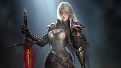 Fantasy Warrior Girl 1 HD Live Wallpaper For PC - Free Live Wallpaper