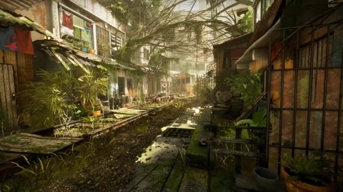 Overgrown Railroad HD Live Wallpaper For PC - Free Live Wallpaper