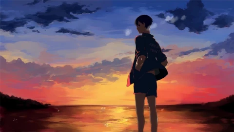 Kageyama Tobio On The Beach Haikyuu HD Live Wallpaper For PC - Free Live Wallpaper