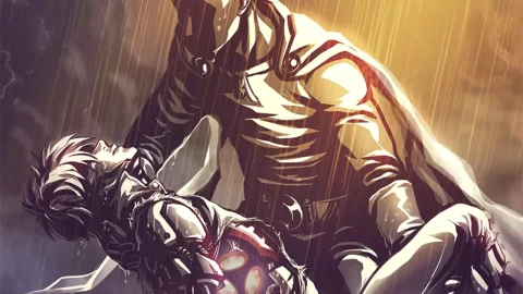 Saitama And Genos In The Rain One Punch Man HD Live Wallpaper For PC - Free Live Wallpaper