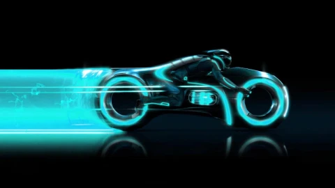 Motorcycle Tron Legacy Light Cycle HD Live Wallpaper For PC - Free Live Wallpaper