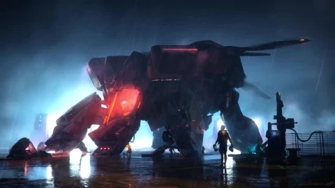 Spaceship In Rain HD Live Wallpaper For PC - Free Live Wallpaper