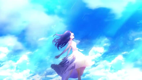The Girl In The Sky HD Live Wallpaper For PC - Free Live Wallpaper