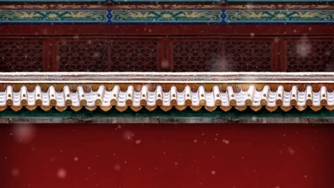 Snow In Forbidden City China HD Live Wallpaper For PC - Free Live Wallpaper