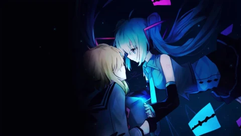 Gumi And Hatsune Miku Vocaloid HD Live Wallpaper For PC - Free Live Wallpaper