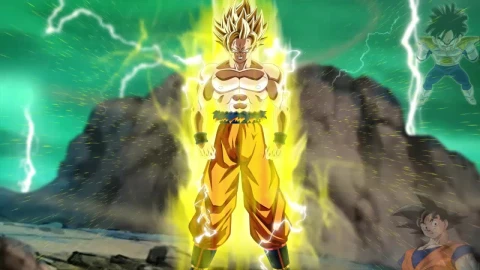 Son Goku Super Saiyan Dragon Ball Z 1 HD Live Wallpaper For PC - Free Live Wallpaper