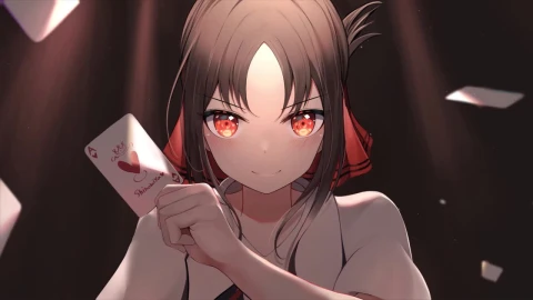 Kaguya Shinomiya Card Kaguya Sama Love Is War HD Live Wallpaper For PC - Free Live Wallpaper