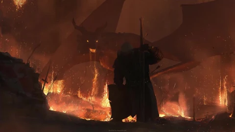 Warrior Vs Dragon HD Live Wallpaper For PC - Free Live Wallpaper