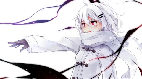 Anime Girl In Snowstorm HD Live Wallpaper For PC - Free Live Wallpaper