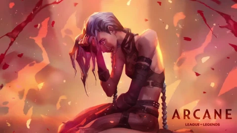 Arcane Jinx Crying League Of Legends HD Live Wallpaper For PC - Free Live Wallpaper