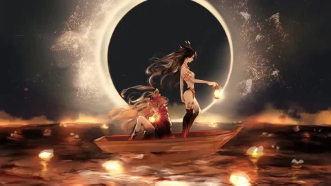 Ishtar And Ereshkigal Fate Grand Order Zettai Majuu Sensen Babylonia HD Live Wallpaper For PC - Free Live Wallpaper
