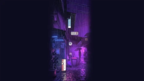 Raining In Tokyo HD Live Wallpaper For PC - Free Live Wallpaper