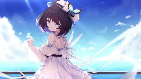 Seele Vollerei Summer Dress Honkai Impact 3rd HD Live Wallpaper For PC - Free Live Wallpaper