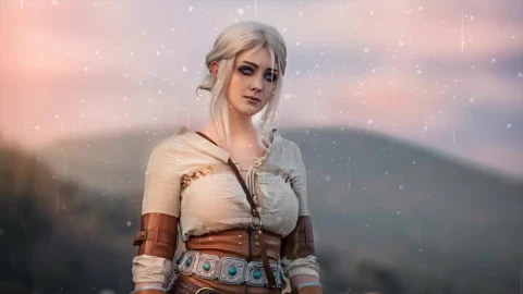 Ciri In The Rain The Witcher 3 Wild Hunt HD Live Wallpaper For PC - Free Live Wallpaper