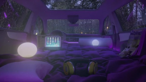 Car Camping In The Rain HD Live Wallpaper For PC - Free Live Wallpaper