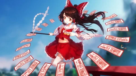 Hakurei Reimu Touhou Project HD Live Wallpaper For PC - Free Live Wallpaper