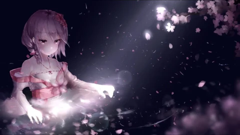 Anime Girl In The Water HD Live Wallpaper For PC - Free Live Wallpaper